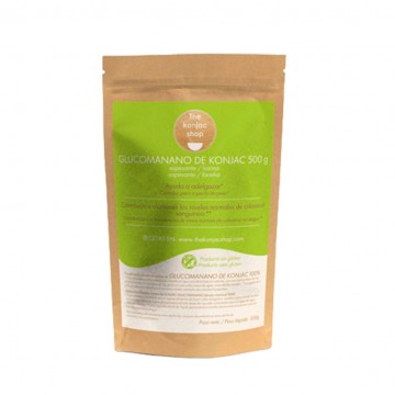 Harina Glucomanano de Konjac 500g The Konjac Shop