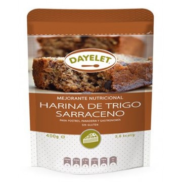 Harina de Trigo Sarraceno SinGluten Vegan 400g Dayelet