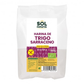 Harina de Trigo Sarraceno SinGluten Eco 500g Solnatural