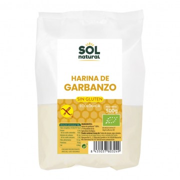 Harina de Garbanzo SinGluten Eco 500g Solnatural