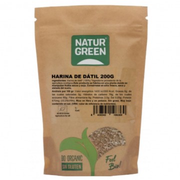 Harina de Datil SinGluten Bio Vegan 200g Natur-Green