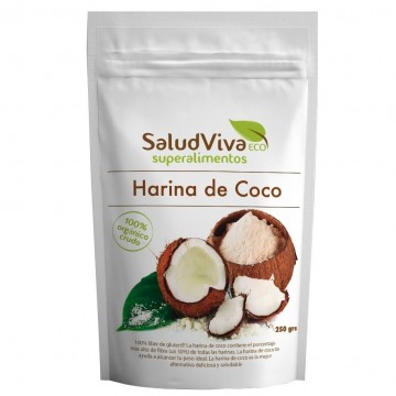 Harina de Coco SinGluten Eco 250g Salud Viva