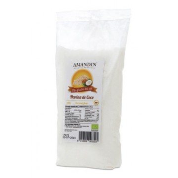 Harina de Coco SinGluten Bio 400g Amandin