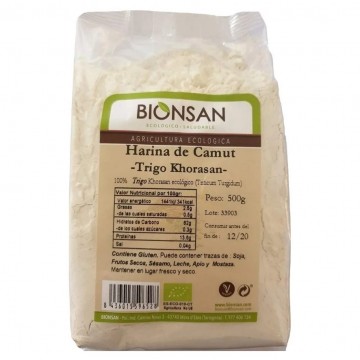 Harina de Camut Trigo Khorasan 500g Bionsan