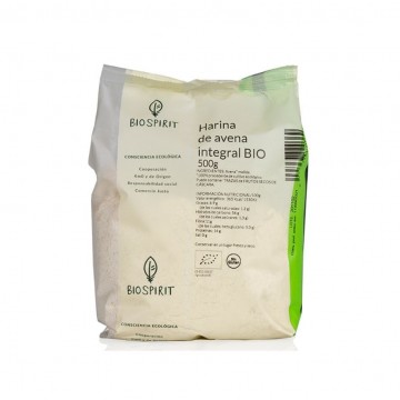 Harina de Avena Integral SinGluten Bio Vegan 500g Bio Spirit