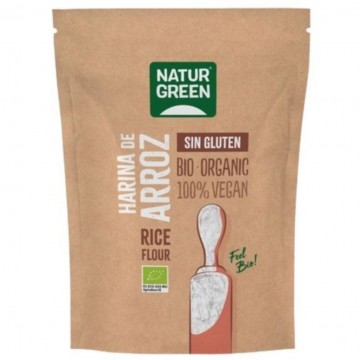 Harina de Arroz SinGluten Bio Vegan 500g Natur-Green