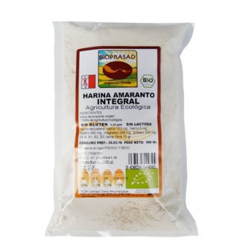 Harina de Amaranto SinGluten Bio 500g Bioprasad