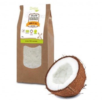 Harina Coco SinGluten Eco Vegan 500g Zeaila