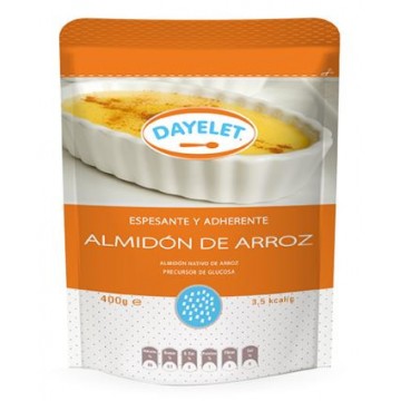 Almidon de Arroz SinGluten Vegan 400g Dayelet