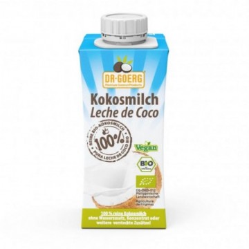 Leche de Coco para cocinar Bio 24x200ml Dr. Goerg