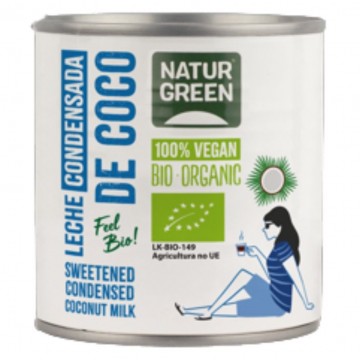 Leche Condensada Coco Bio Vegan 210g Natur Green