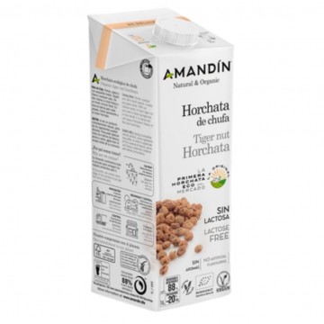 Horchata de Chufa SinGluten Eco Vegan 6x1L Amandin