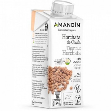 Horchata de Chufa SinGluten Eco Vegan 24x200ml Amandin