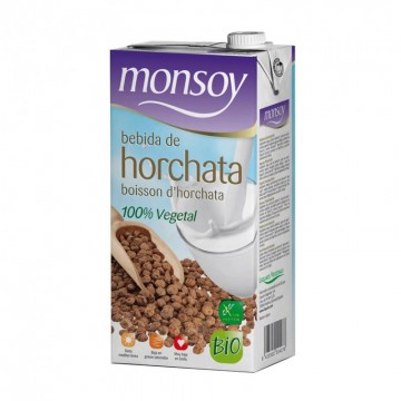 Horchata de Chufa SinGluten Bio 4x1L Monsoy