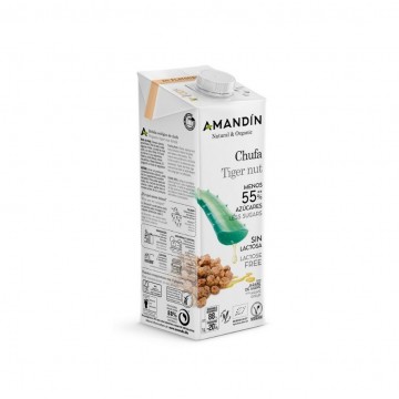 Horchata de Chufa con Agave SinGluten Bio Vegan 6x1L Amandin