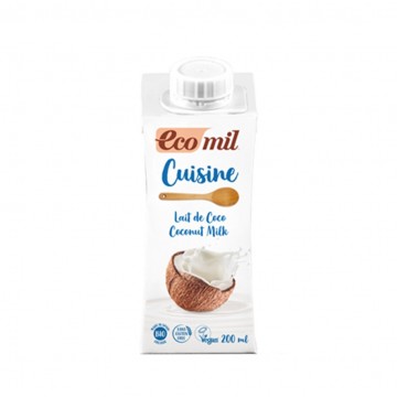 Cuisine Coco Bio para Cocinar SinGluten Bio Vegan 200ml Ecomil