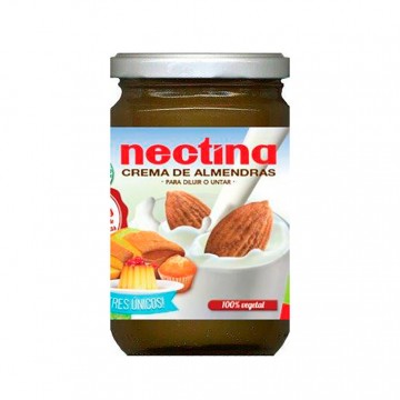 Crema de Almendras Tarro Cristal SinGluten Vegan 500g Nectina