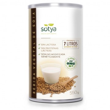 Bebida Vegetal de Soja Polvo 550g Sotya