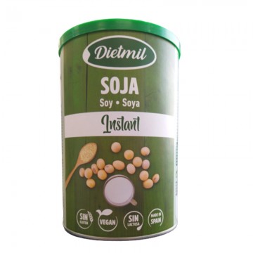 Bebida Vegetal de Soja en Polvo SinGluten Vegan 400g Dietmil