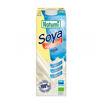 Bebida Vegetal de Soja Bio Vegan 8x1L Natumi