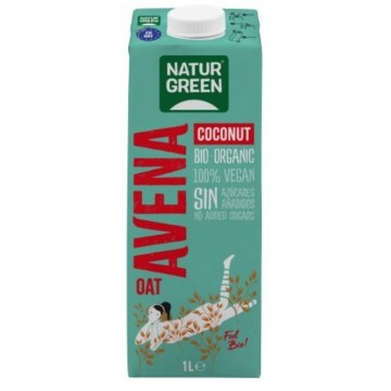 Bebida Vegetal de Avena y Coco Bio Vegan 6x1L Natur-Green