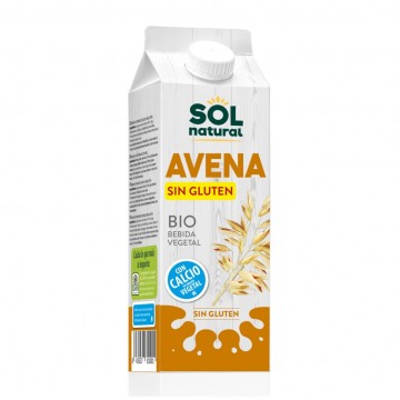 Bebida Vegetal de Avena con Calcio SinGluten Bio Vegan 6x1L Solnatural