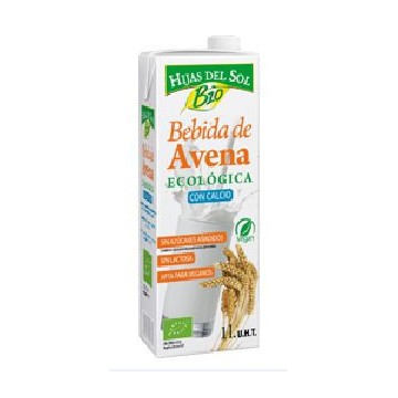 Bebida Vegetal de Avena con Calcio Bio Vegan 12x1L Hijas Del Sol