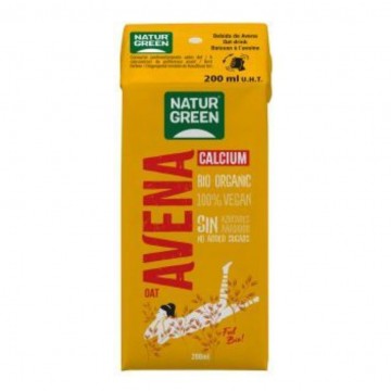 Bebida Vegetal de Avena con Calcio Bio 24x200ml Natur-Green