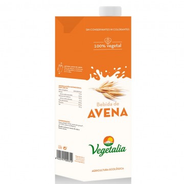 Bebida Vegetal de Avena Bio 10x1L Vegetalia