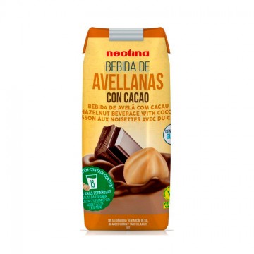 Bebida Vegetal de Avellana con Cacao SinGluten Vegan 18x330ml Nectina