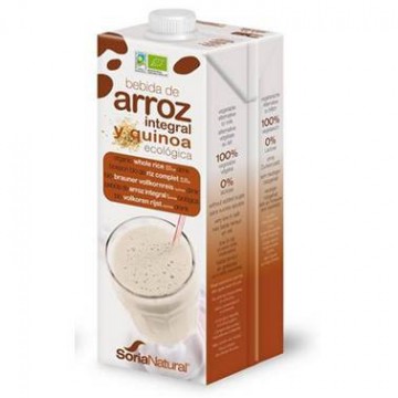 Bebida Vegetal de Arroz Integral y Quinoa Eco 6x1L Soria Natural