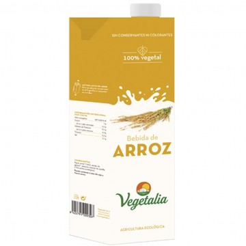 Bebida Vegetal de Arroz Bio 10x1L Vegetalia