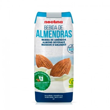 Bebida Vegetal de Almendra SinGluten Vegan 18x330ml Nectina