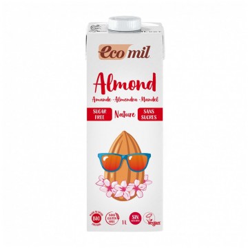 Bebida Vegetal de Almendra SinGluten Bio Vegan 6x1L Ecomil