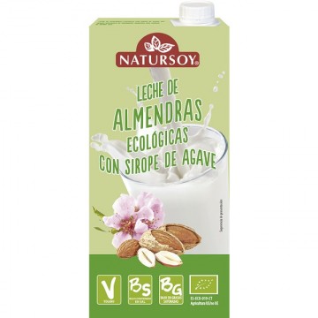 Bebida Vegetal de Almendra con Agave Bio Vegan 6x1L Natursoy