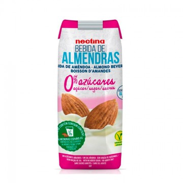 Bebida Vegetal de Almendra 0% Azucar Vegan 18x330ml Nectina