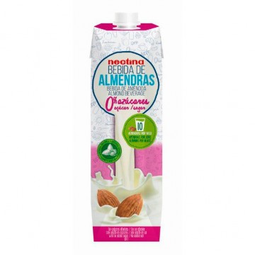 Bebida Vegetal de Almendra 0% Azucar Vegan 12x1L Nectina