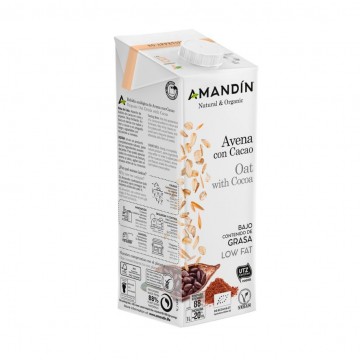 Bebida Vegetal Avena Cacao Eco 6x1L Amandin