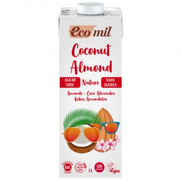 Bebida Vegetal Almendra Coco SinGluten Bio Vegan 6x1L Ecomil