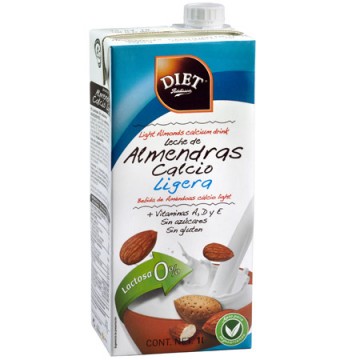 Bebida de Almendras Calcio Ligera SinGluten 6x1L Diet-Radisson