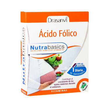 ACIDO FOLICO 30 CAPS. NUTRABASICS