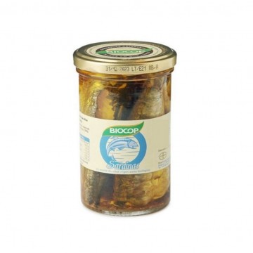 Sardinas en Aceite de Oliva Extra Virgen Eco 195g Biocop