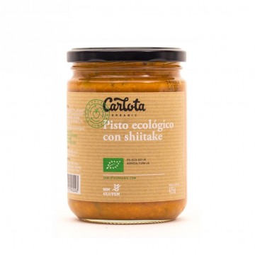 Pisto con Shiitake SinGluten Bio Vegan 425g Carlota Organic