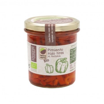 Pimiento Rojo Tiras Al Natural Bio 325g Terra Verte