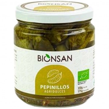 Pepinillos Agridulces Eco 350g Bionsan