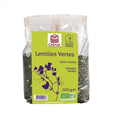 Lentejas Verdes Bio 500g Celnat