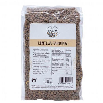 Lentejas Pardinas 500g Int-Salim