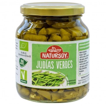 Judias Verdes Conserva Bio 340ml Natursoy