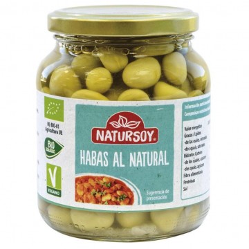 Habas al Natural en Conserva Bio Vegan 350g Natursoy