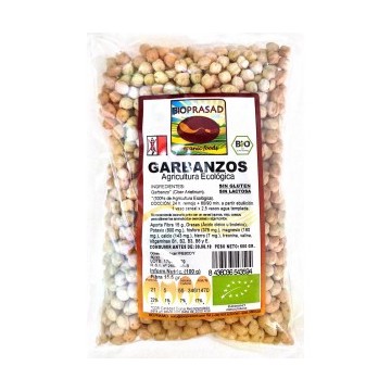 Garbanzos SinGluten Bio 500g Bioprasad